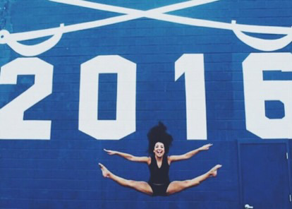 Toe Touch Jump Dancer Cool Shot