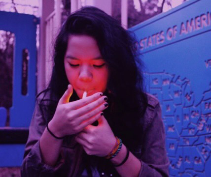 Smoking A Cigarette In The Park