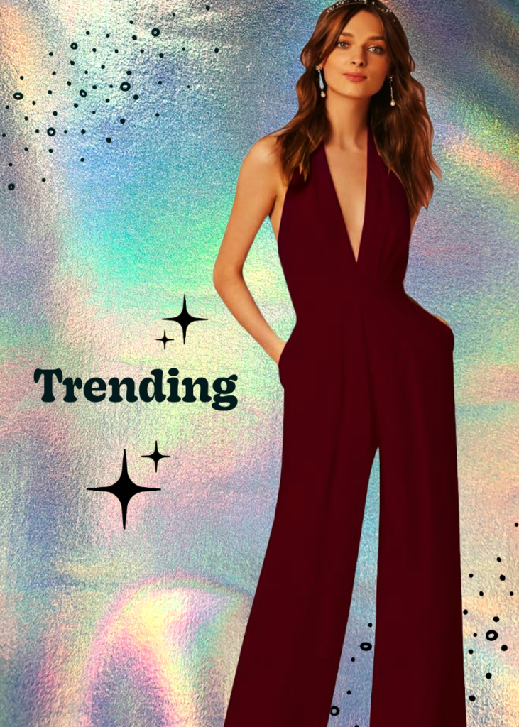 Lilac Jumpsuit for Wedding as Bridesmaid Ideas 2