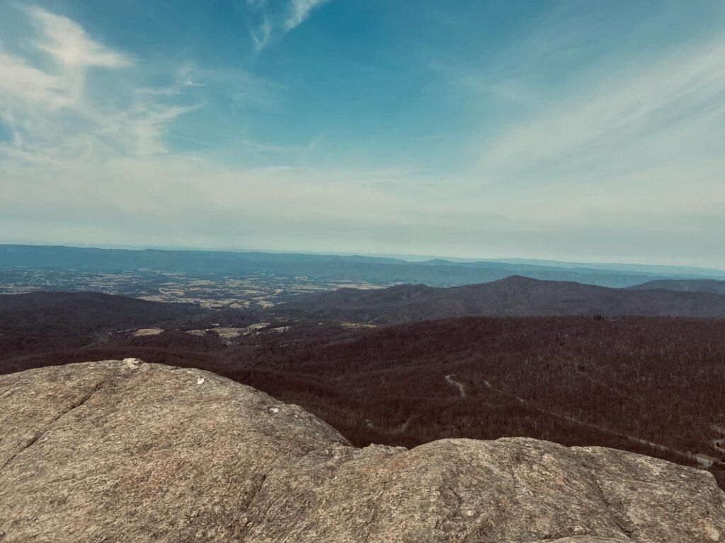 Mountains In The Shenendoah Valley. Hiking 